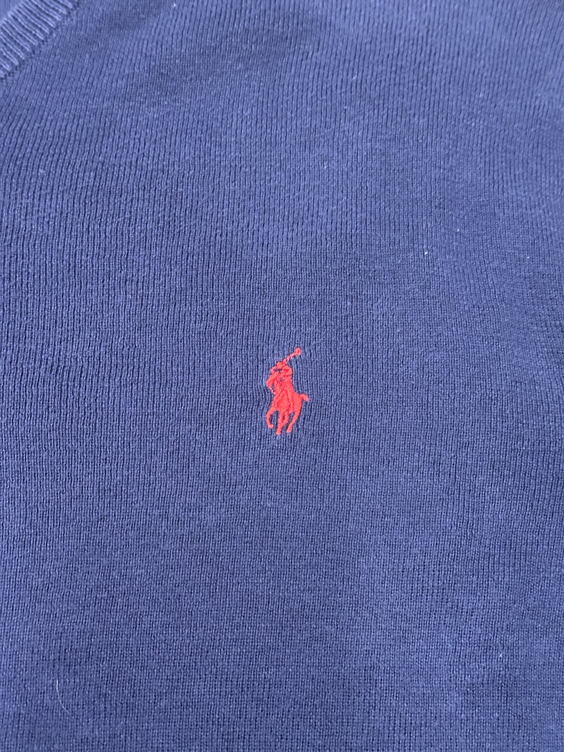 폴로 랄프로렌 피마 코튼 네이비 니트 L 상품이미지3