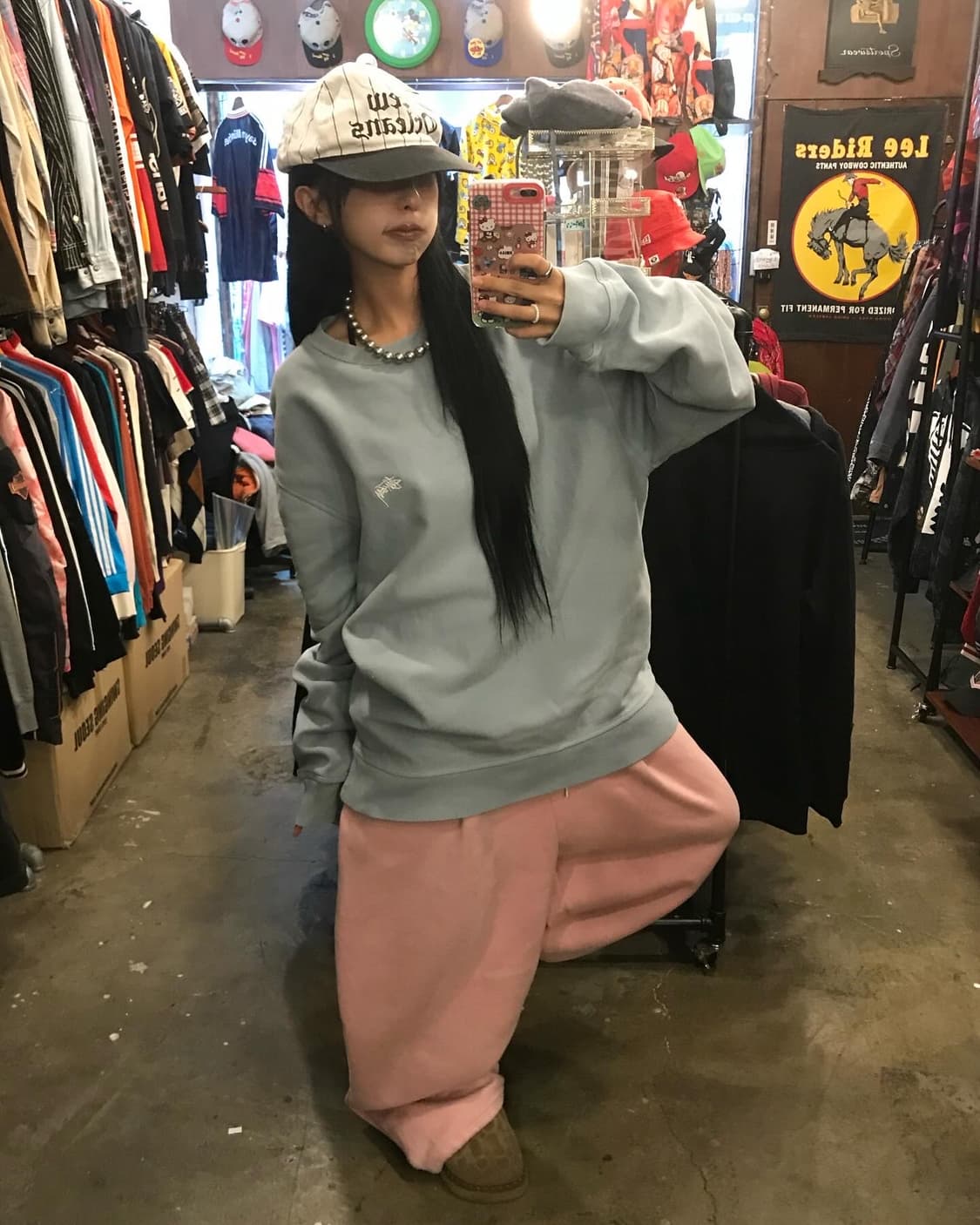 Stussy Logo Sweatshirts 상품이미지3