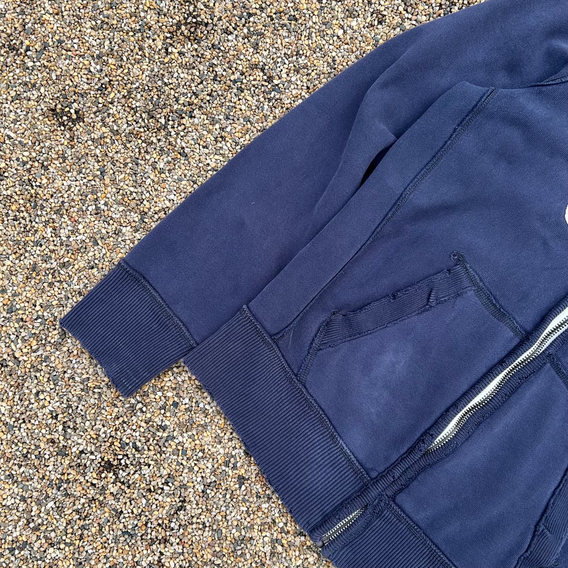 아베크롬비(Abercrombie) 네이비 Y2K 후드집업 상품이미지3