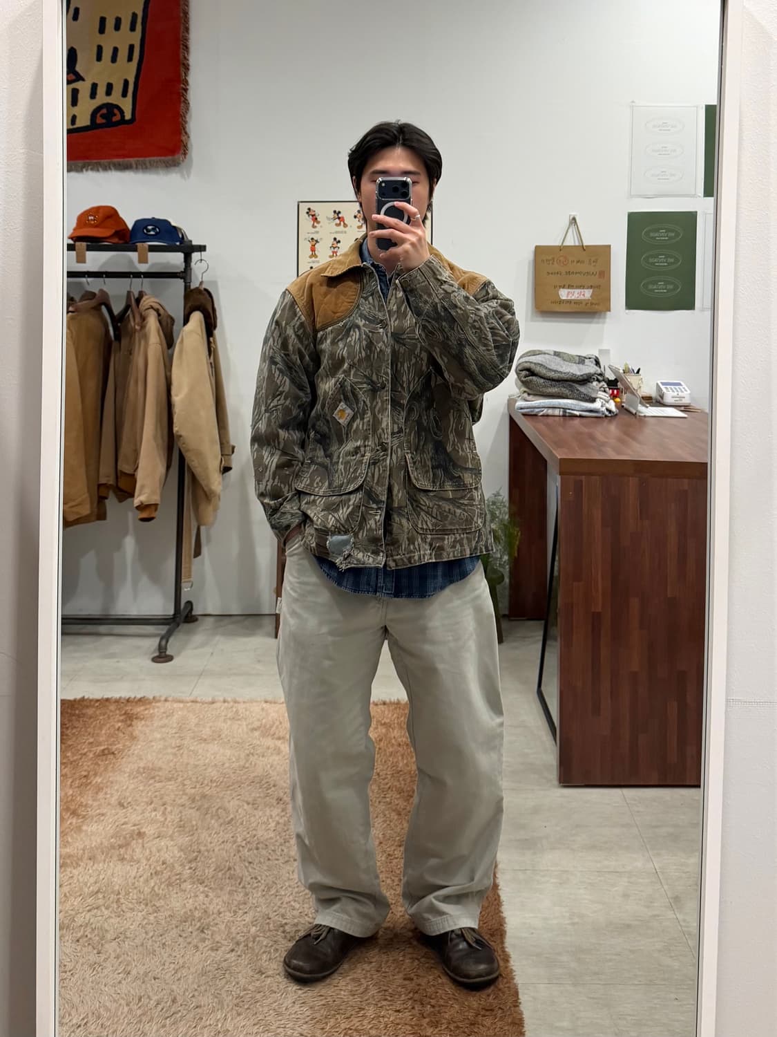 Carhartt 칼하트 리얼트리 카모 헌팅 자켓 상품이미지2