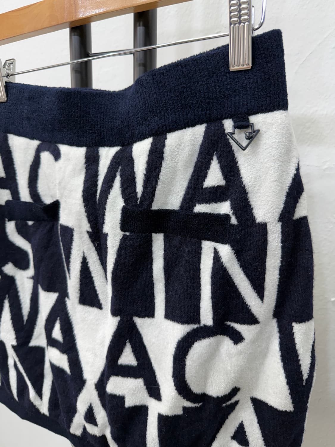 정품) WAAC 왁골프 로고 니트 스커트 2 상품이미지5