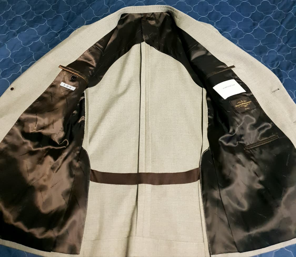 커스텀멜로우 카노니코 실크블렌드 클래식 수트셋업 (상:100 하:32) 상품이미지3