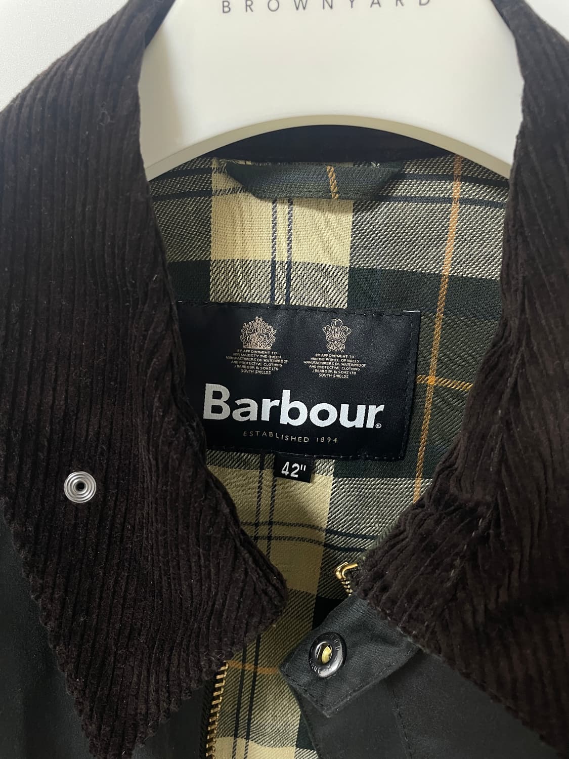 [42] 바버 트랜스포트 자켓 세이지 그린 상품이미지3