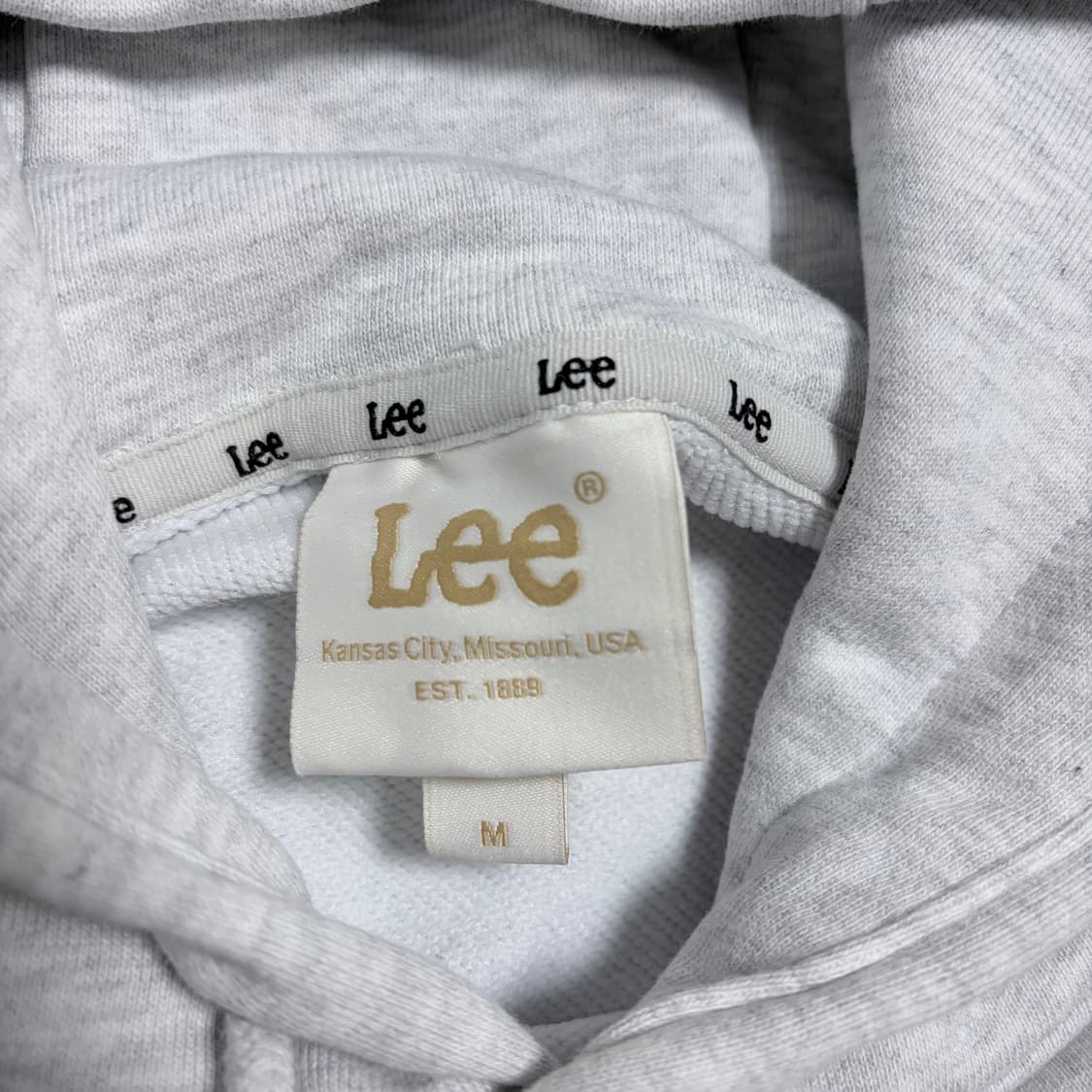 Lee 크롭 빅 트위치 후드티 상품이미지4