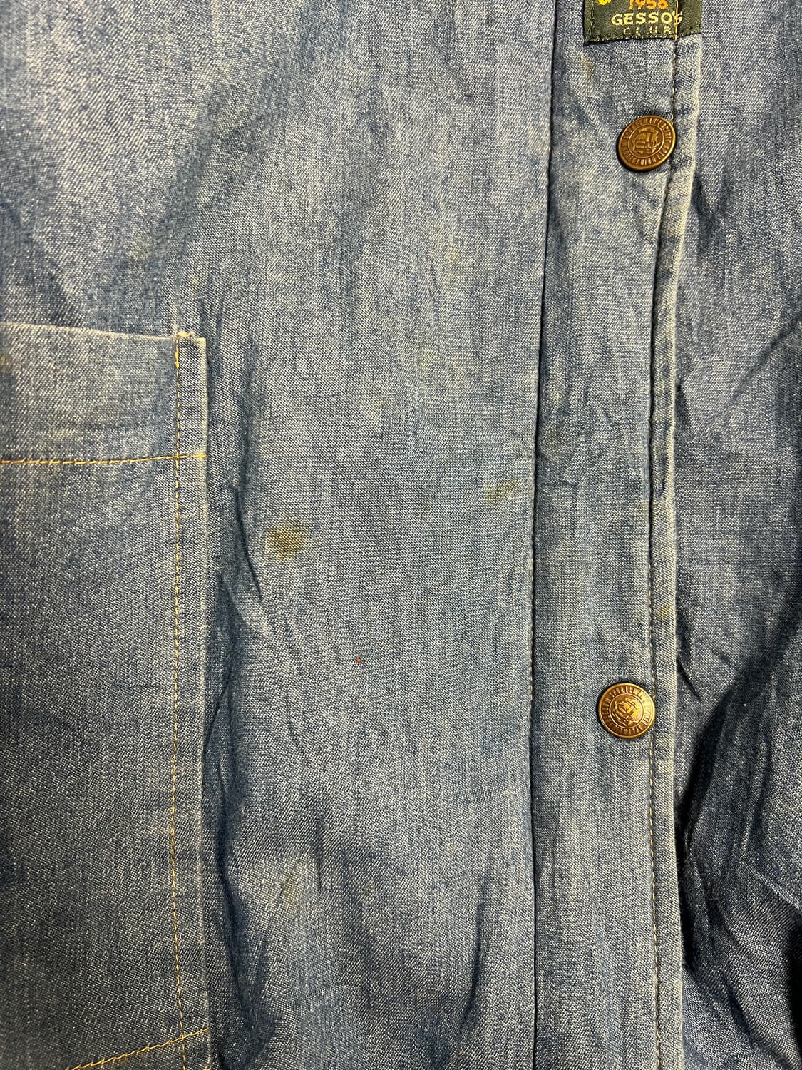 JPN 마마지아나 데님 양털 안감 집업 자켓 데님 양털 자켓 상품이미지10