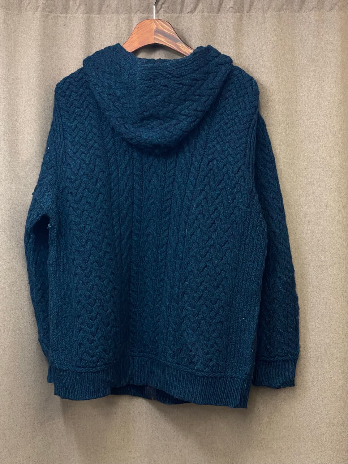 빈티지 usa 헤비 니트 후드 집업  상품이미지3