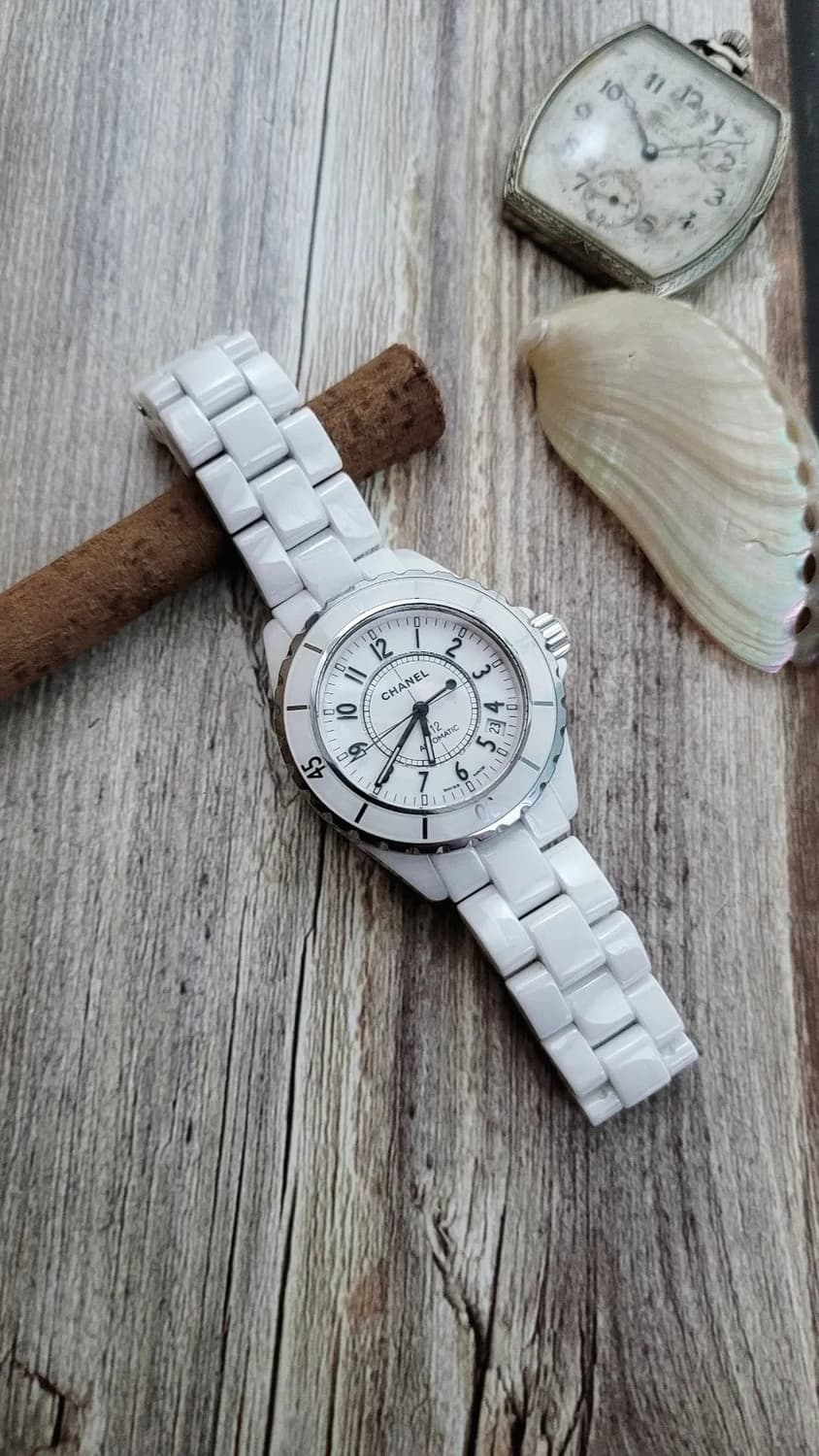 [특가상품]정품 샤넬 J12 38mm 화이트 오토메틱 시계 구성품있음 상품이미지4