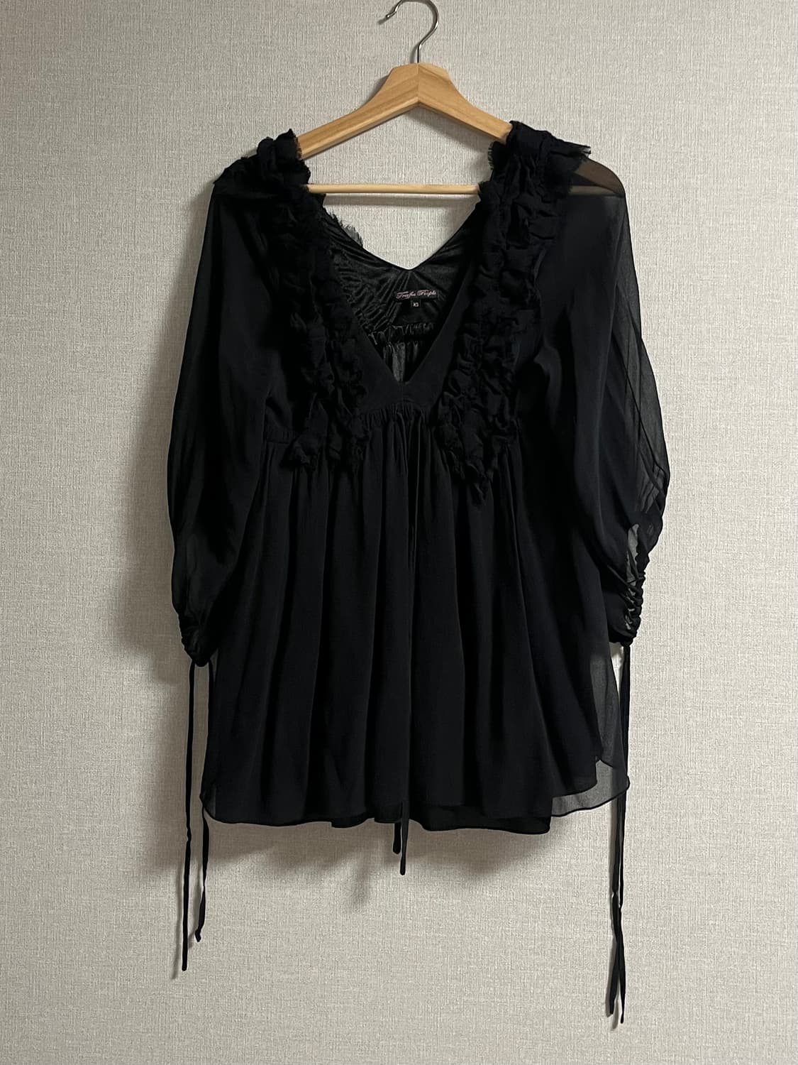 [고스 / 고스로리] 블랙 레이스 원피스 상품이미지1