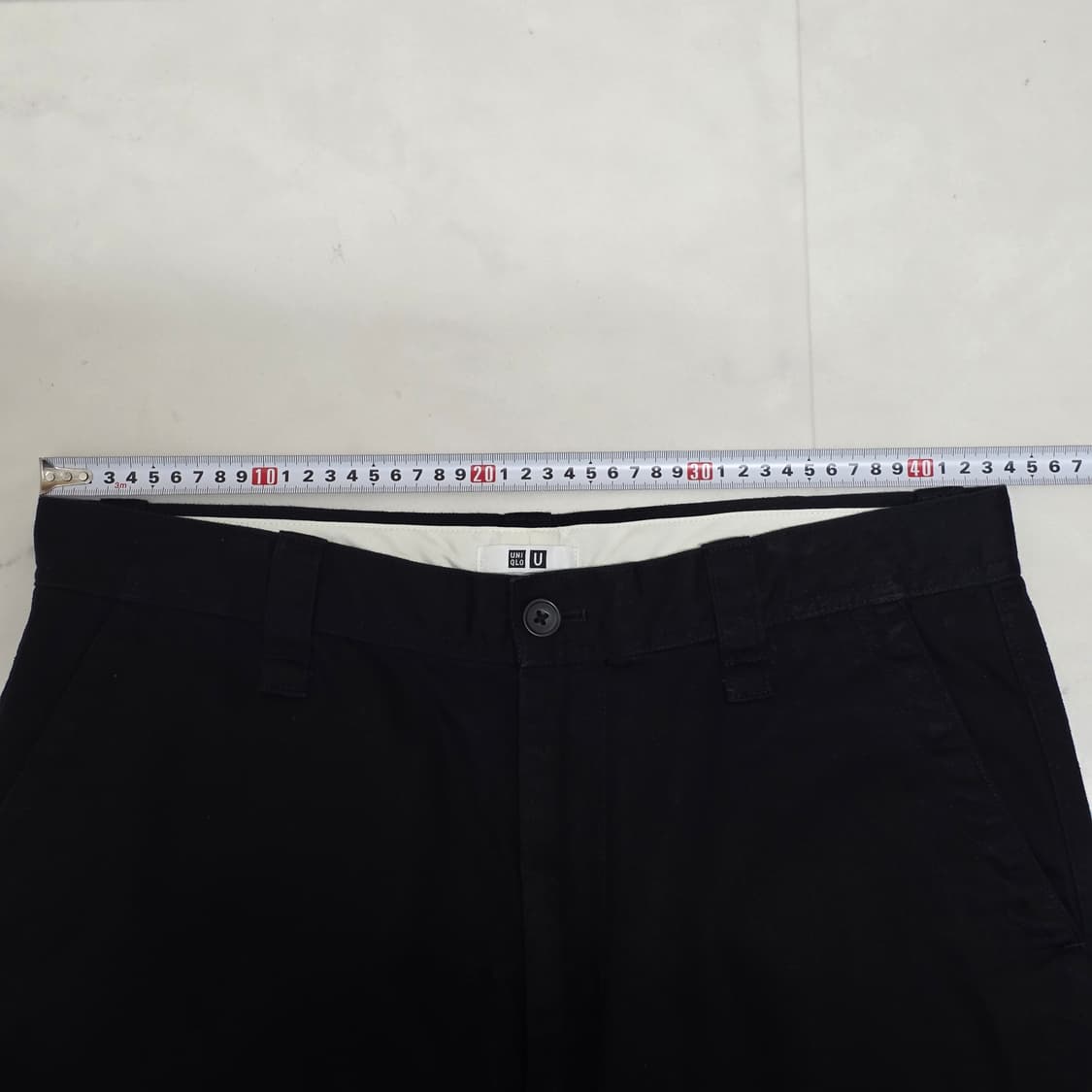 유니클로 U 와이드핏 치노팬츠 브라운 85 상품이미지4