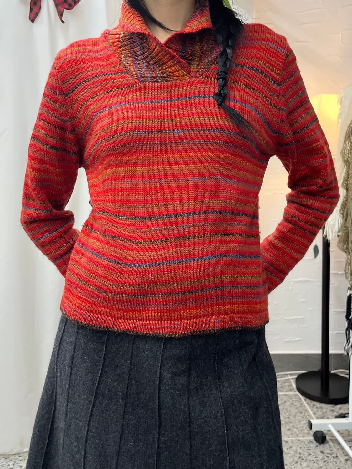 canyon red sweater 상품이미지6