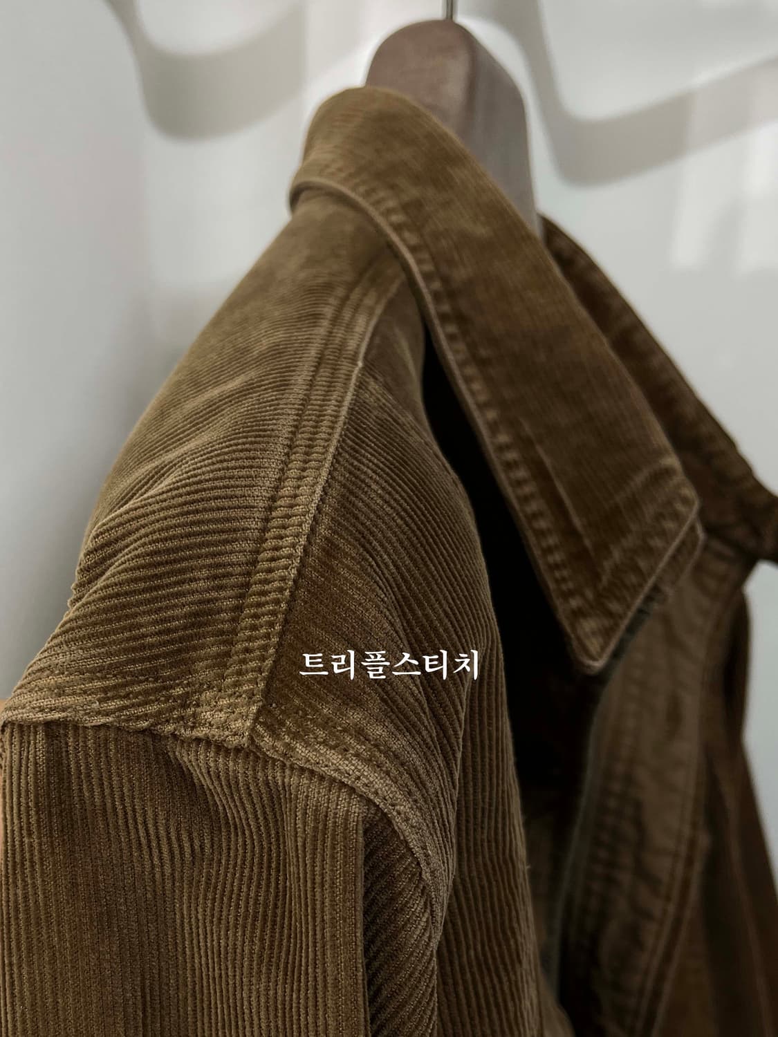 90's 폴로 랄프로렌 우드브라운 코듀로이 마이널 워크 셔츠 상품이미지5