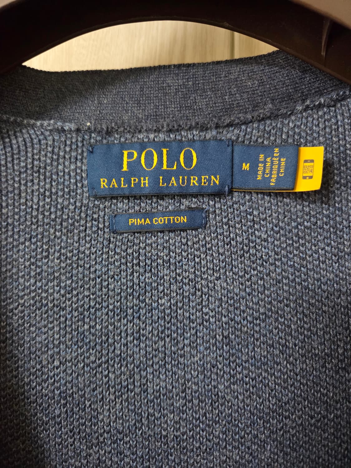 [QR정품] 폴로 텍스쳐 피마코튼 가디건 M 상품이미지3