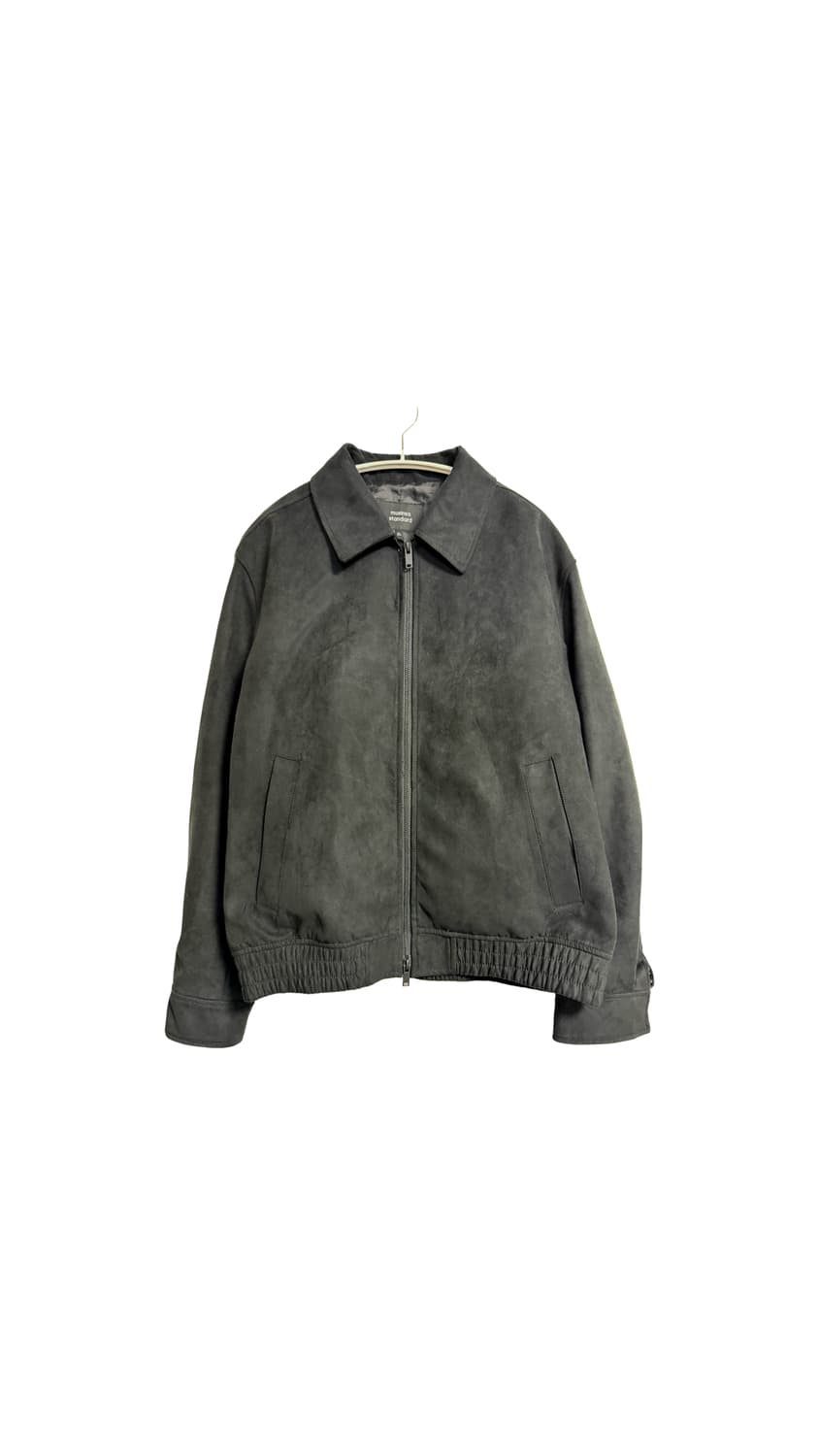 무신사 스탠다드 스웨이드 터치 집업 자켓 상품이미지1