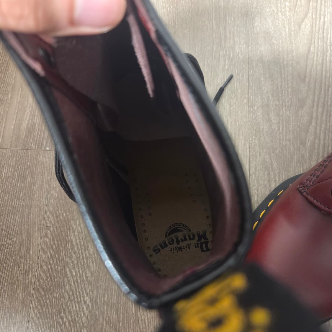 uk7) 닥터마틴 1460 체리레드  상품이미지4