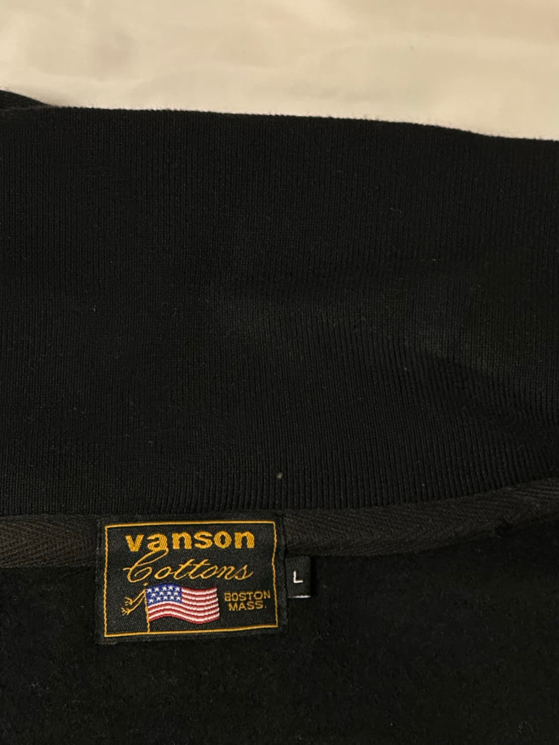 밴슨 Vanson 본 스켈레톤 넥 워머 후드 집업 블랙 상품이미지7