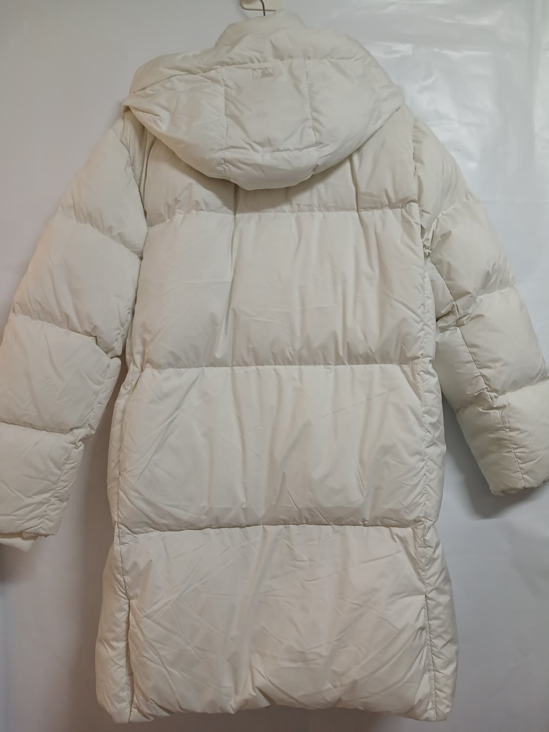 (160,95)MLB 뉴욕양키즈 롱패딩 화이트 상품이미지4