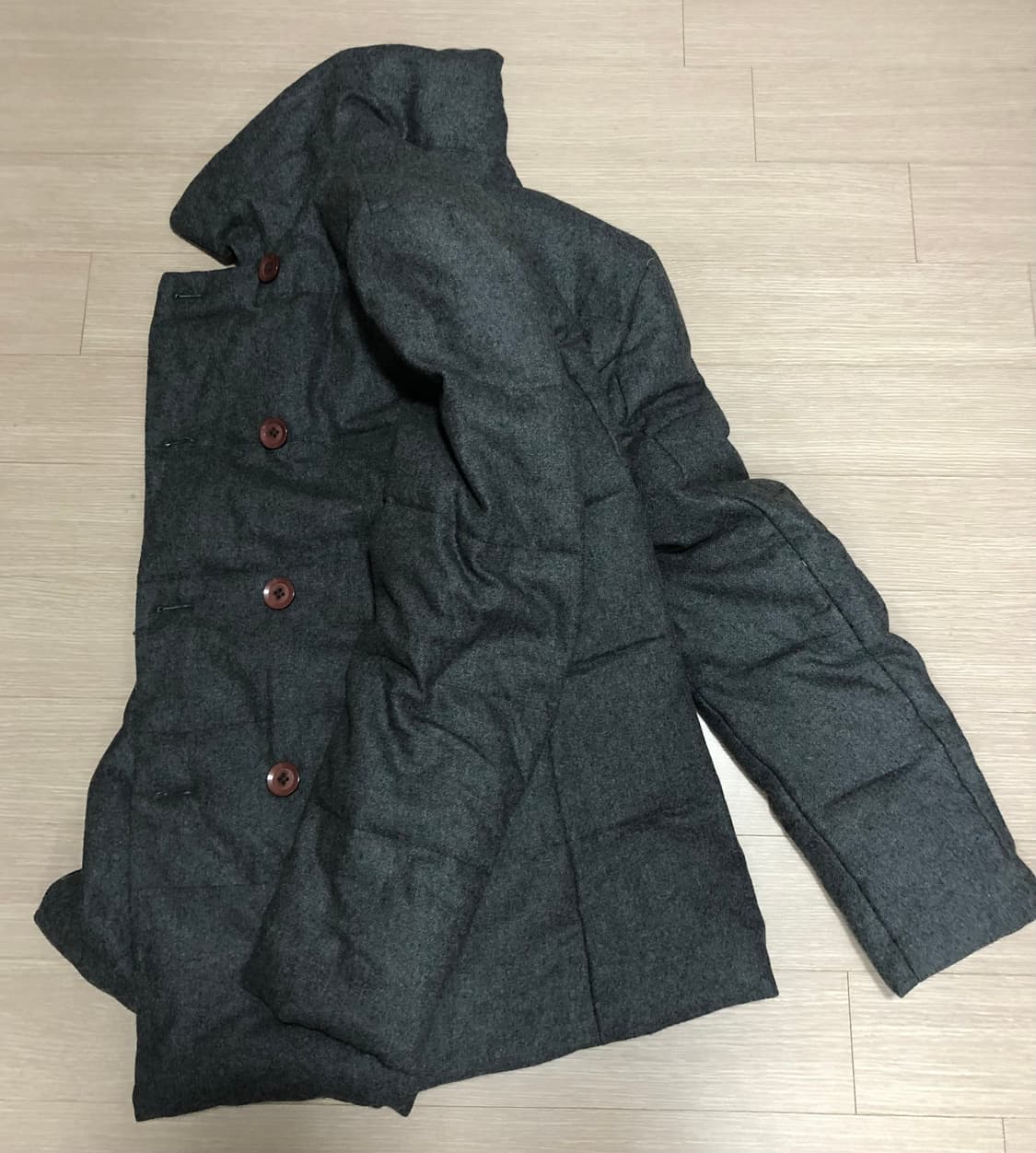 더블 그레이 패딩 (M사이즈) 상품이미지3