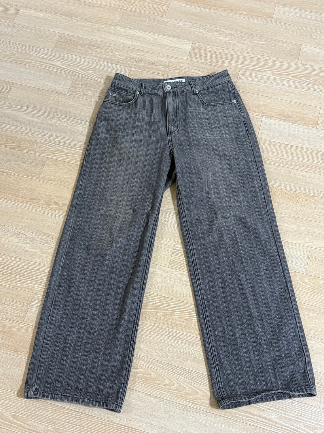 인사일런스 서페이스 슬럽 스트레이트 데님 팬츠 BROWN 브라운 상품이미지5