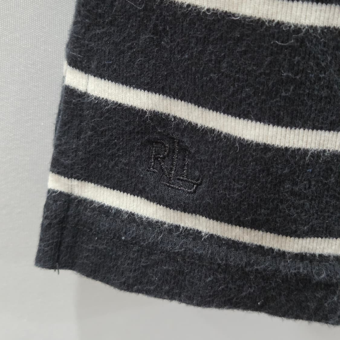 로렌랄프로렌 우먼 보트넥 스트라이프 반팔티 M 상품이미지4