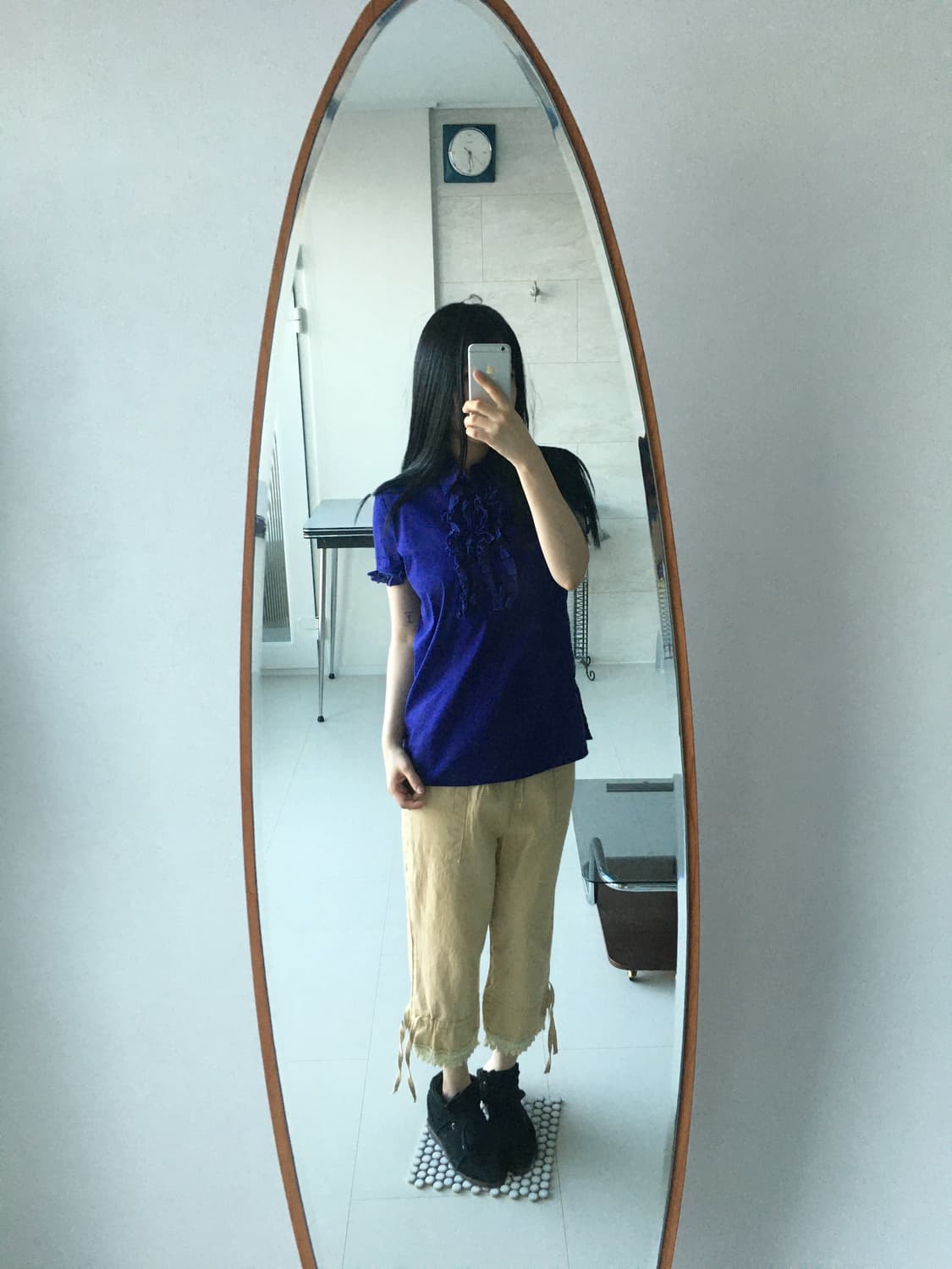 ribbon lace hem pants 상품이미지5