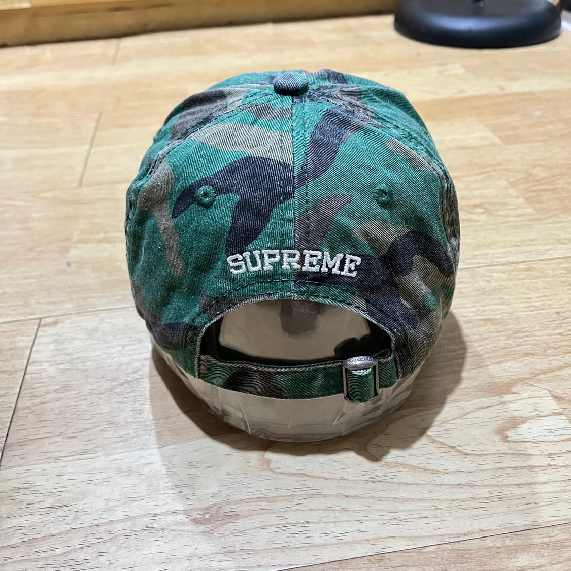 슈프림 피그먼트 S로고 6패널 우드랜드 카모 캡 상품이미지2