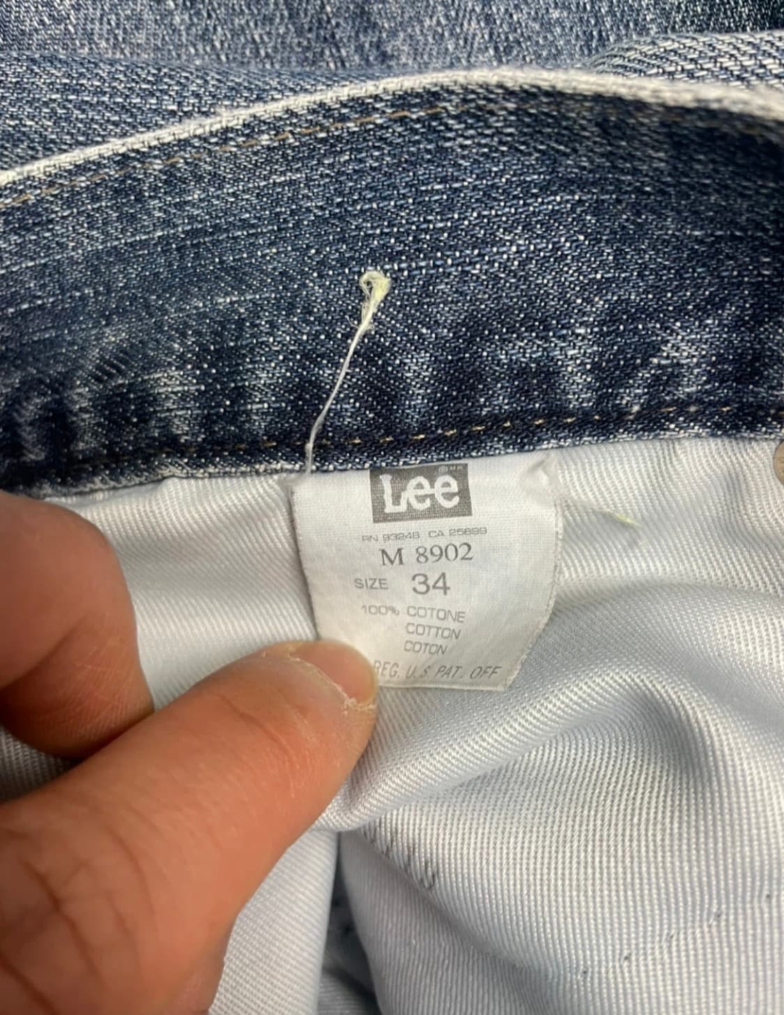 Lee M8902 워싱 데님 팬츠 상품이미지7