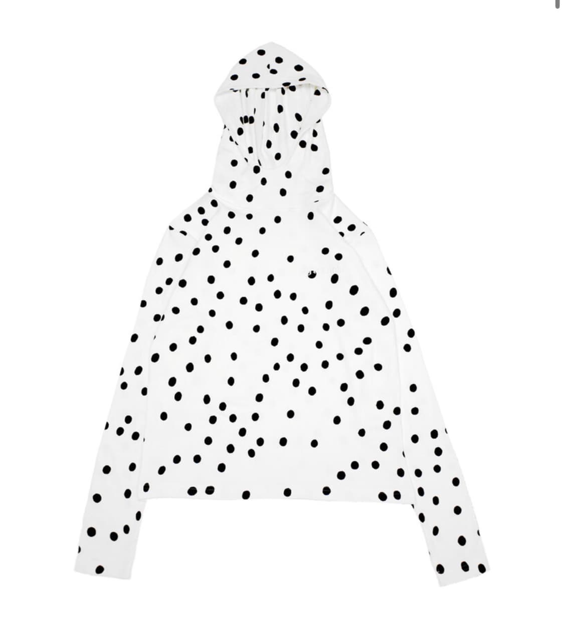 Afternude 애프터누드 에프터누드 도트 후드티 후디 상품이미지1