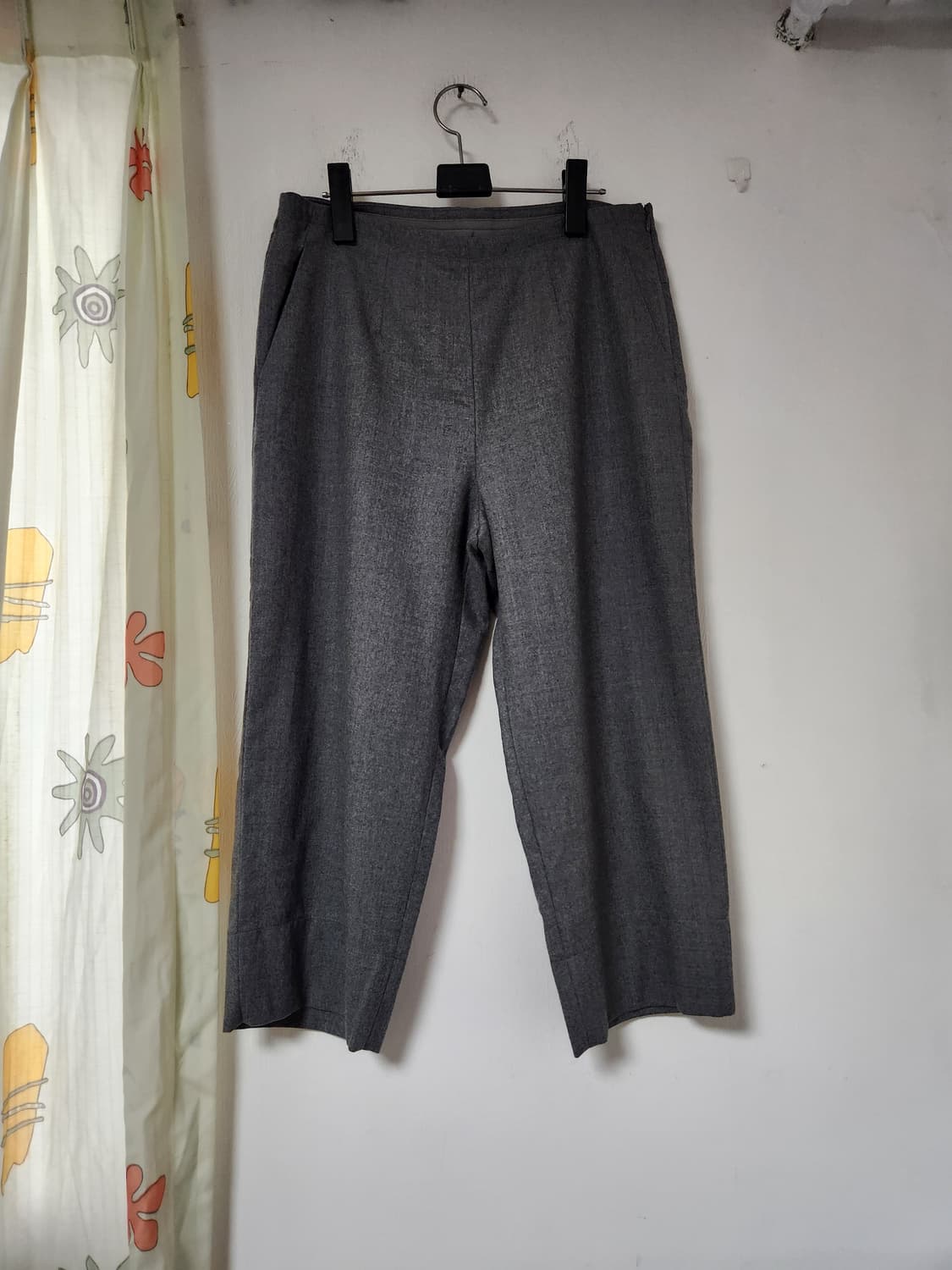 기장 짧은 울 통바지  L(30) 상품이미지1