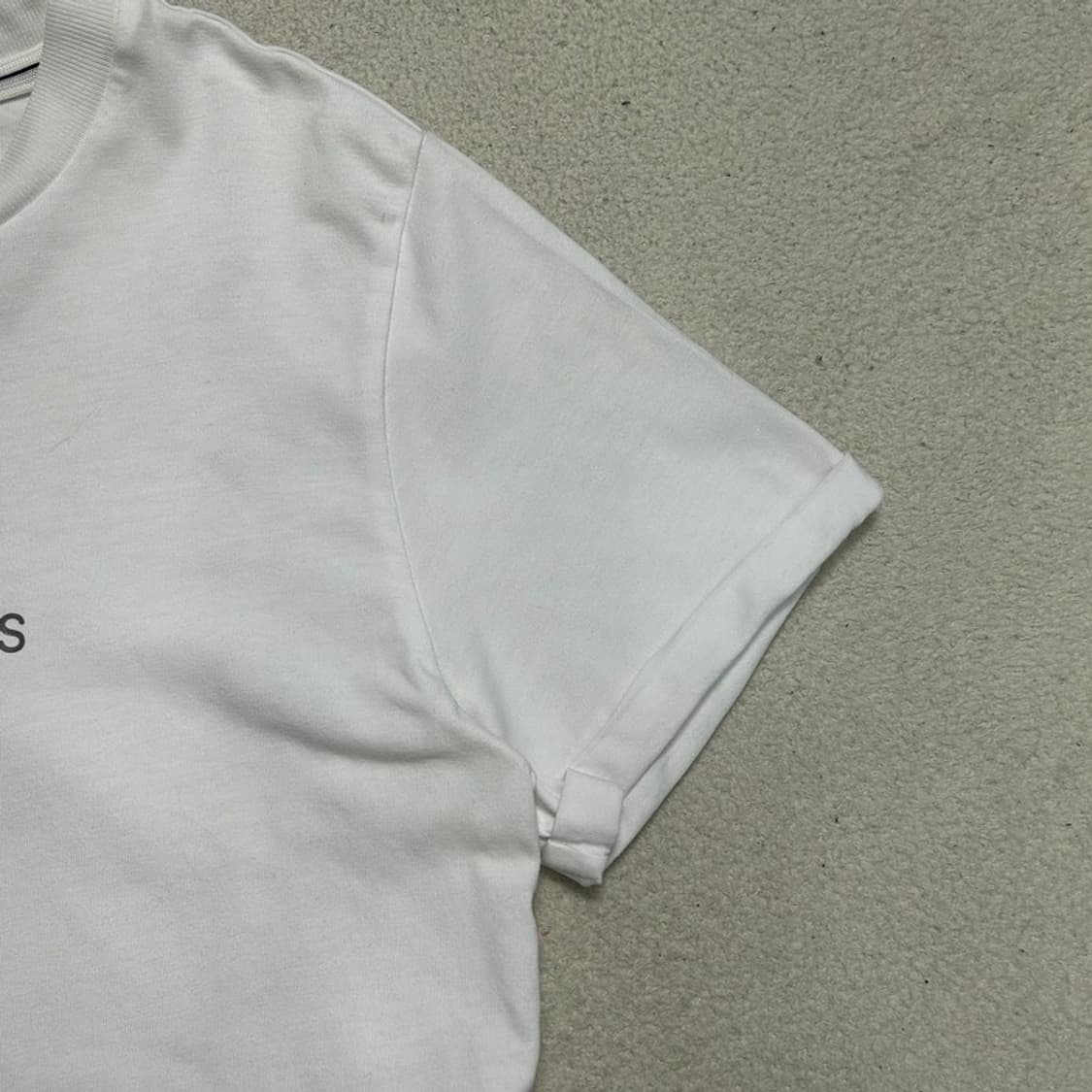 CALVIN KLEIN Jeans 크롭 프린팅 반팔티 S 상품이미지2