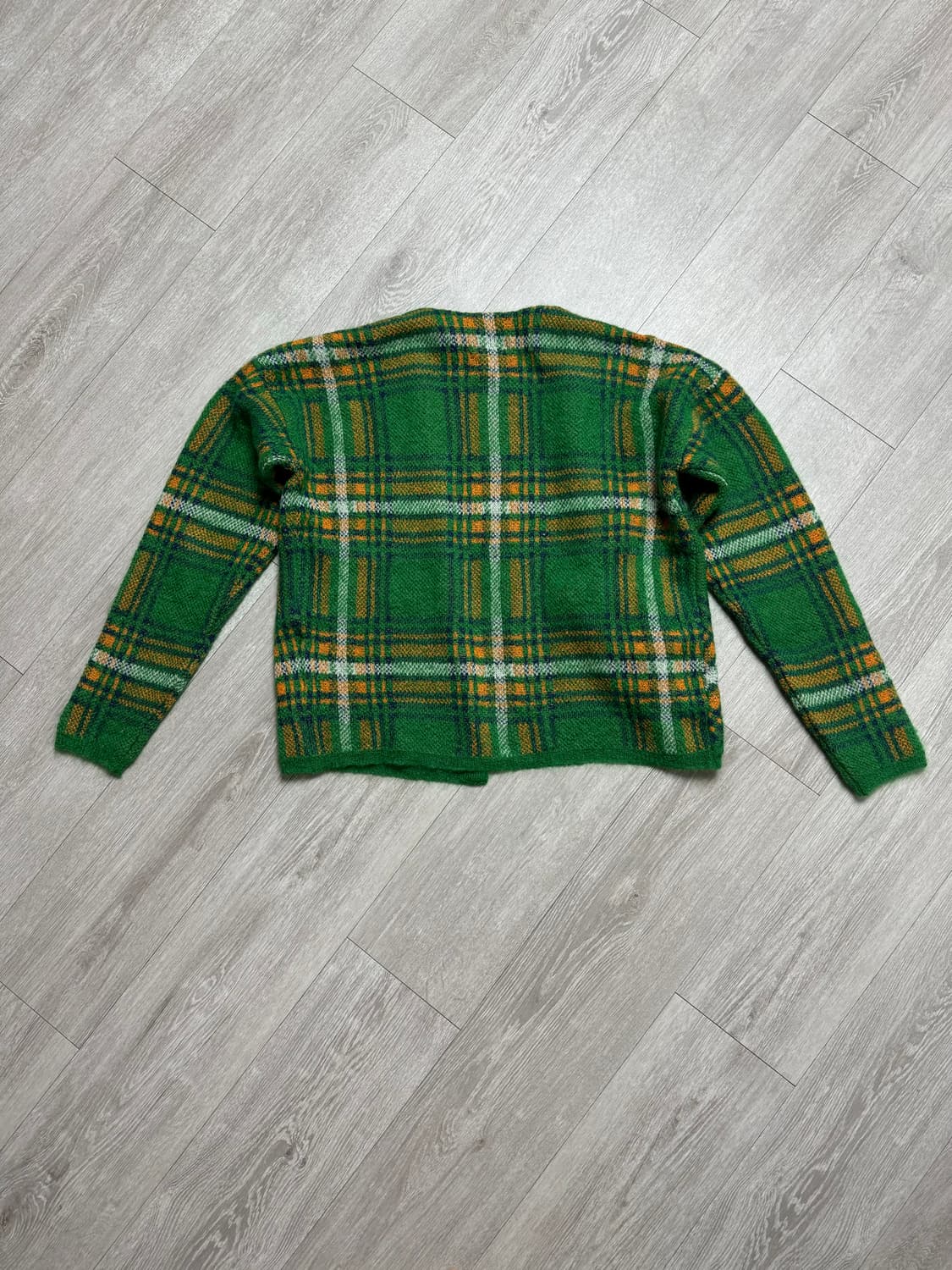 ERL jacquard plain knit green  상품이미지3