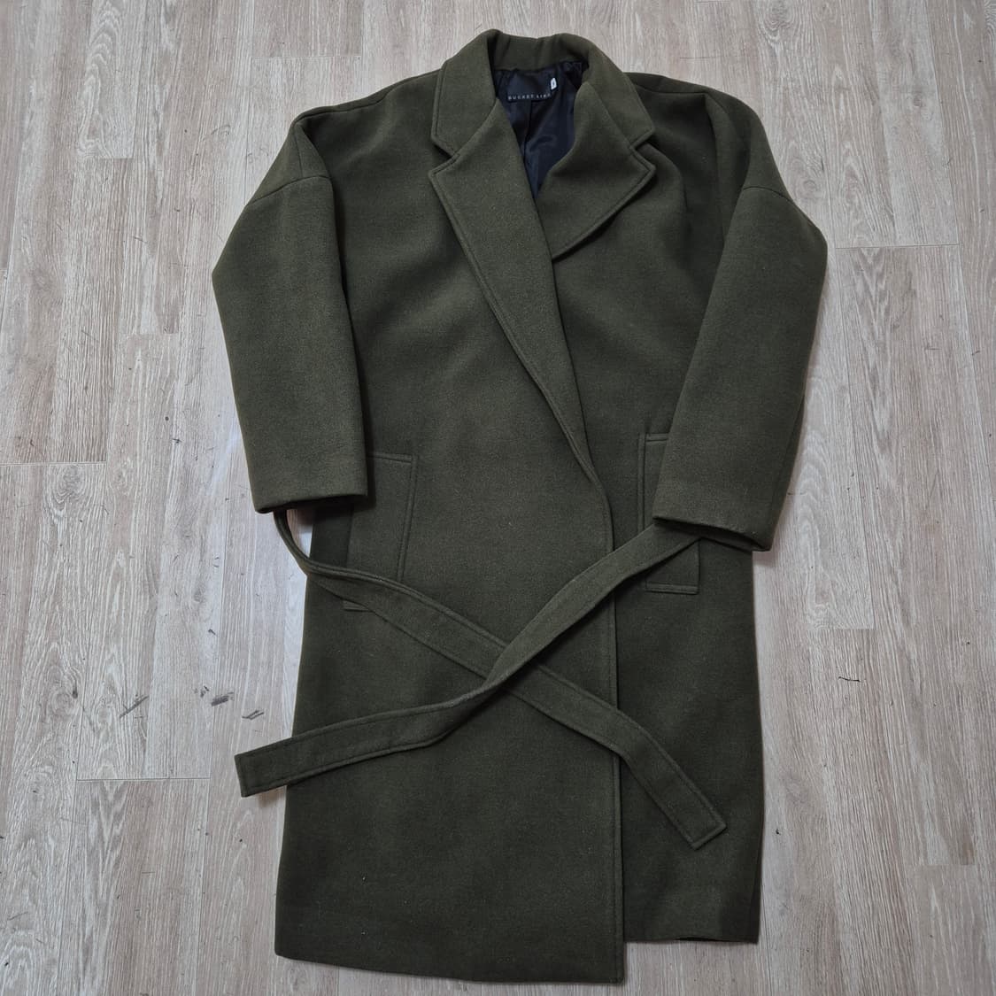 BUCKET LIST 버킷리스트 남성 클래식 울 벨티드 코트 M(95) 상품이미지1