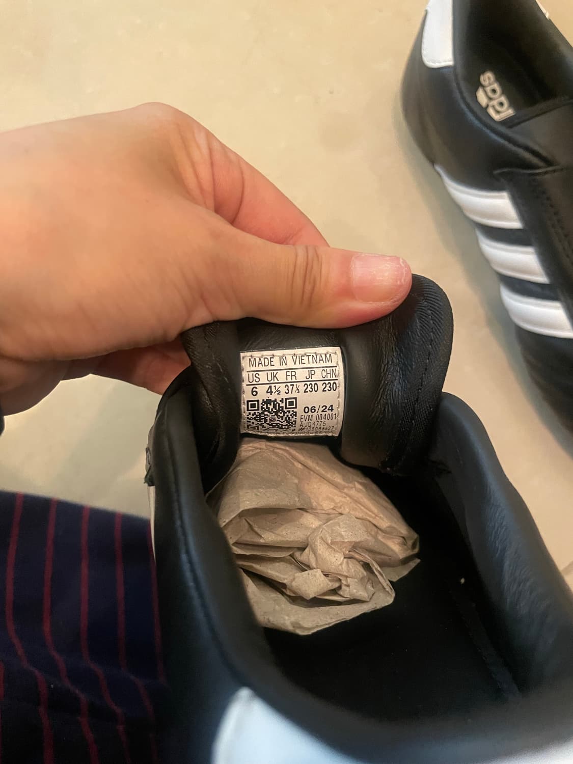 (새상품) 아디다스 태권도화 블랙 230 상품이미지5
