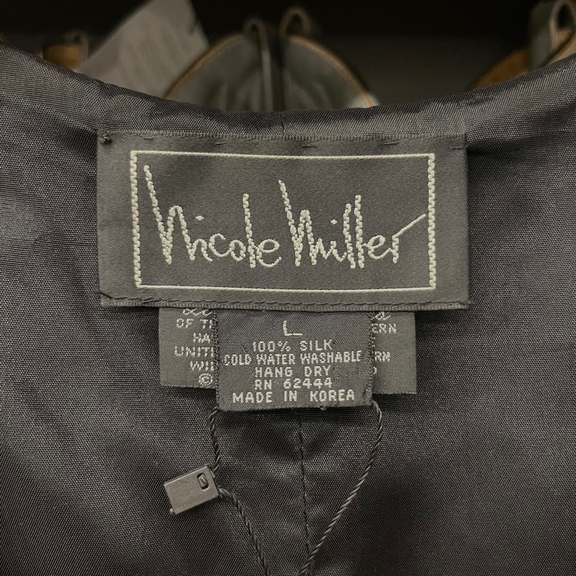 90s Nicole Miller 카우보이 프린팅 웨스턴 베스트 N000 상품이미지6