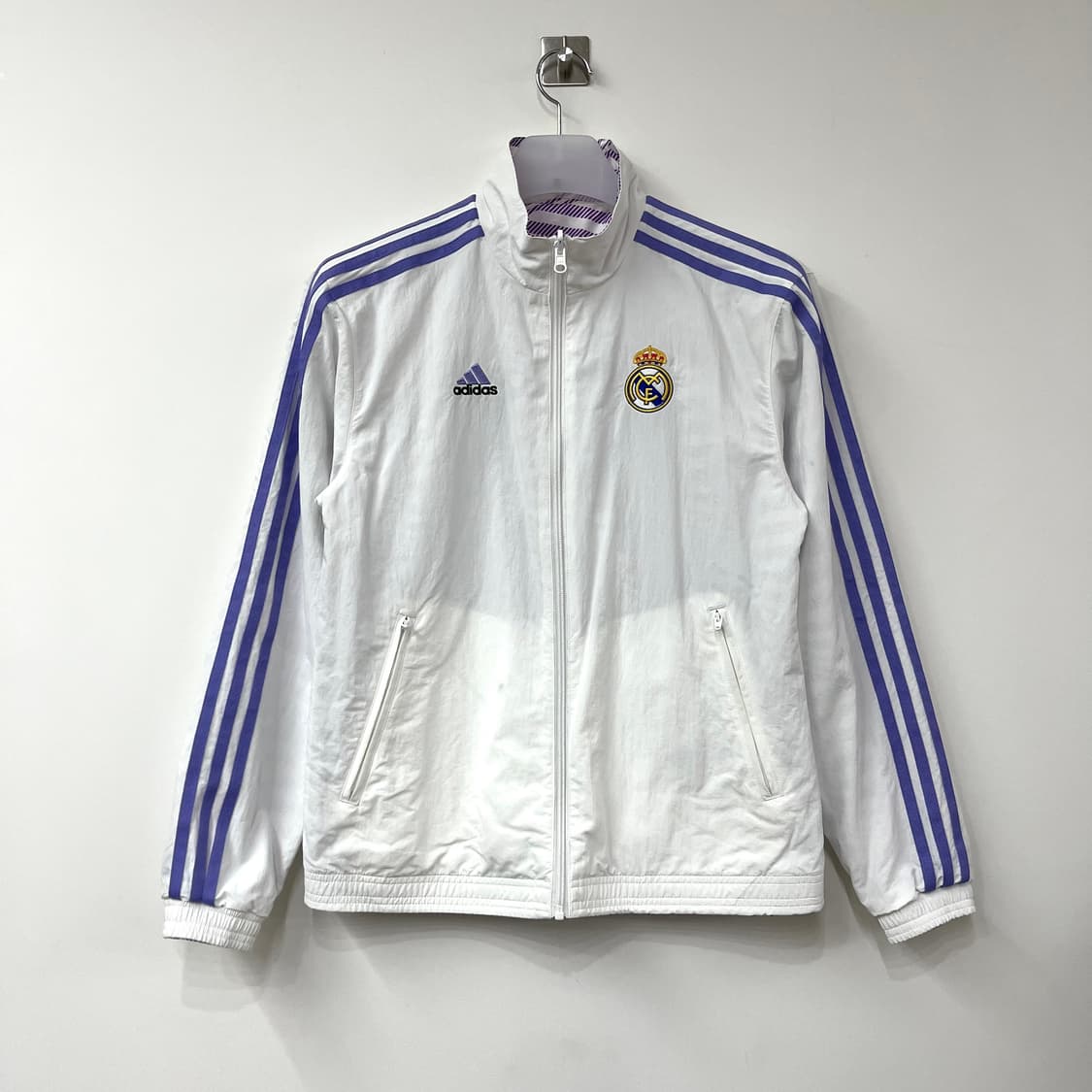(유일매물) 아디다스 레알 마드리스 앤섬 화이트 리버시블 자켓 상품이미지3