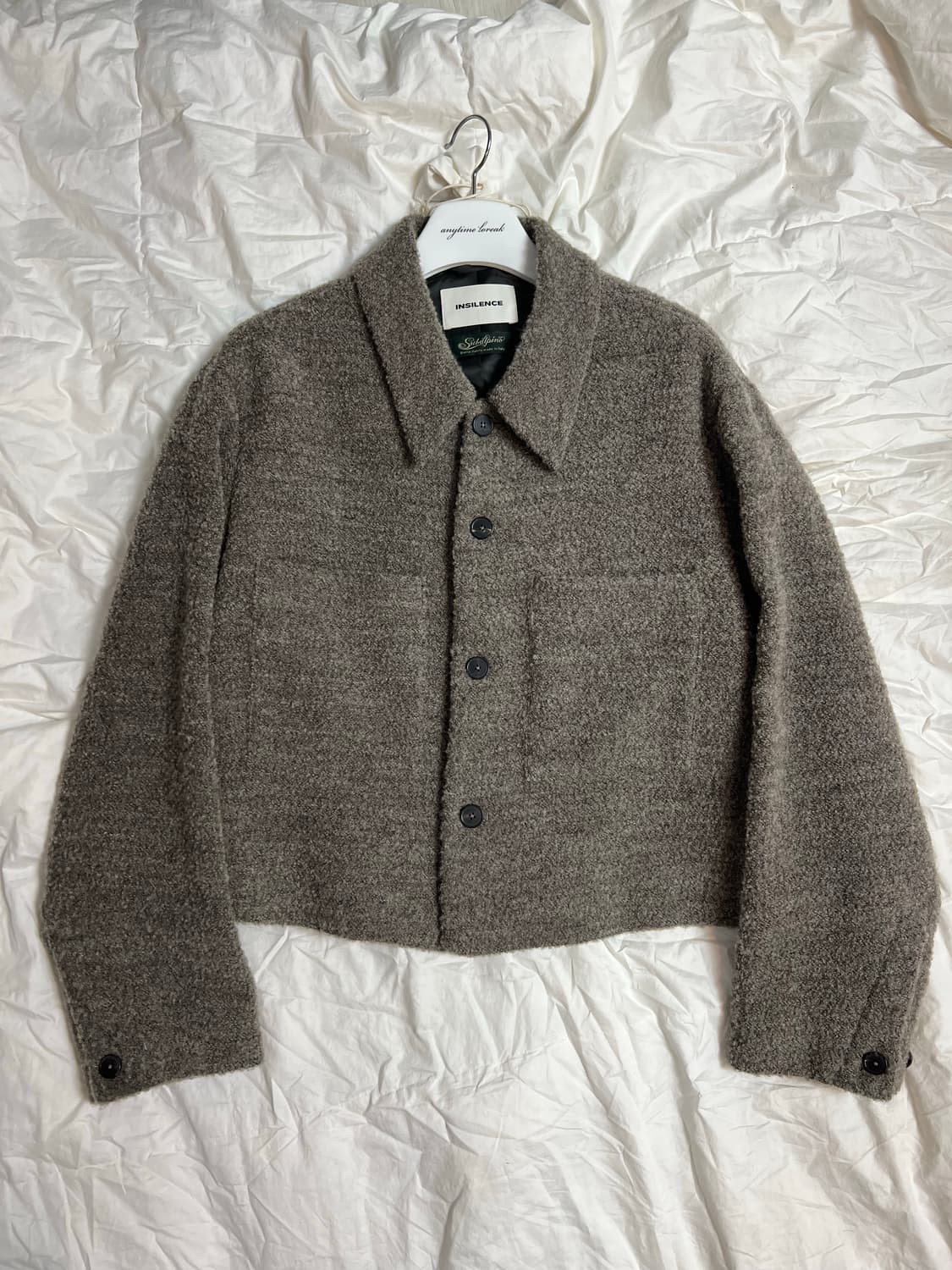 부클 울 블루종 상품이미지1