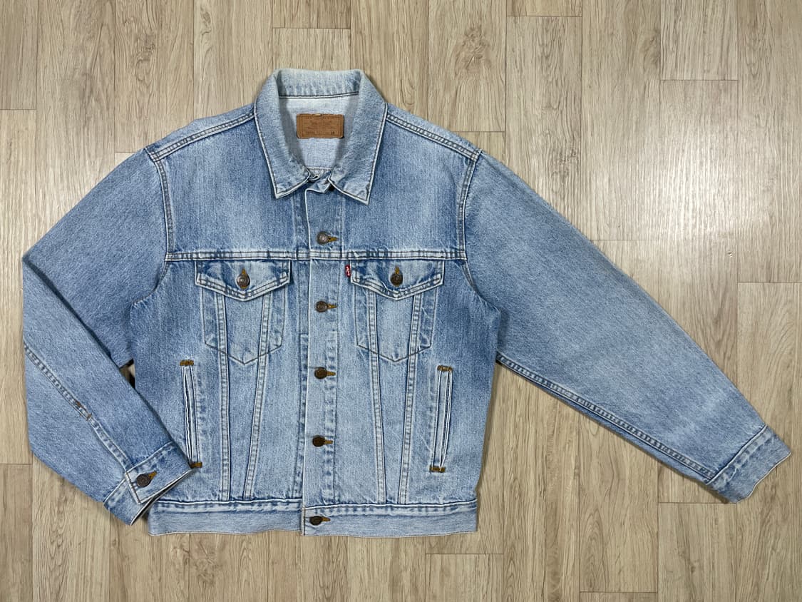 100~105) 80's 리바이스 타입3 연청 4포켓 데님자켓(미국제) 상품이미지1