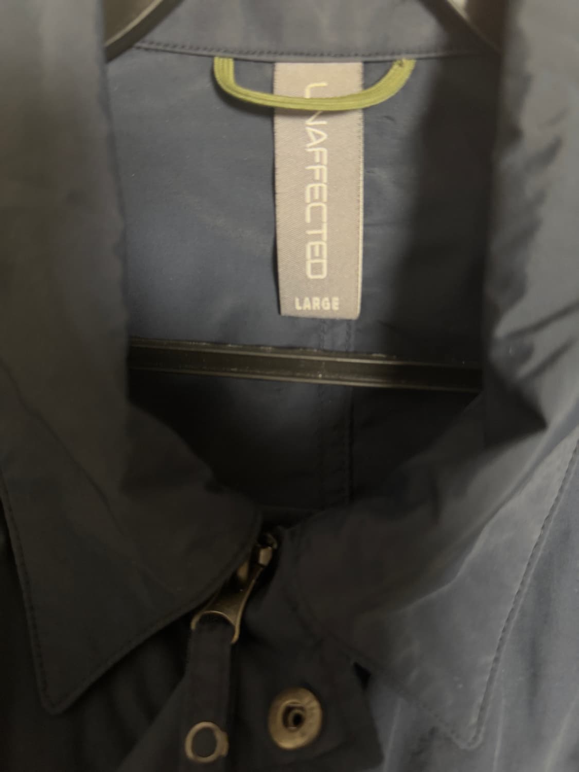 언어펙티드 바람막이 네이비 L 상품이미지2