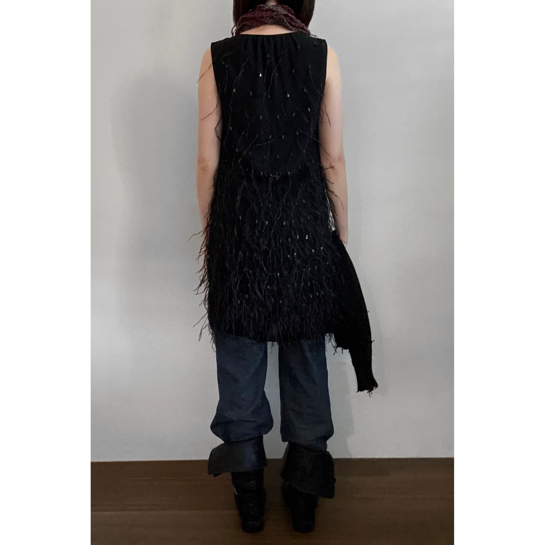 Talbots Feather-Trimmed Dress 상품이미지3