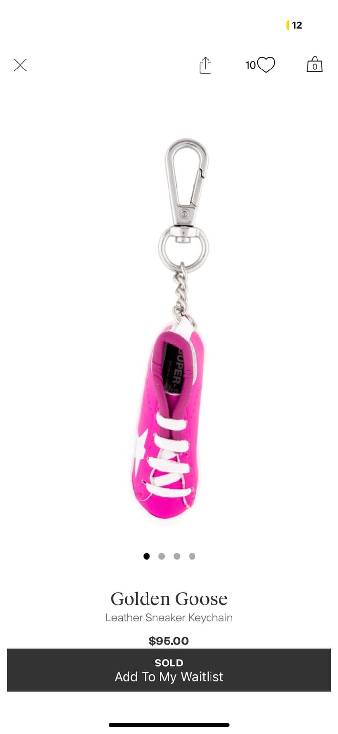 골든구스 신발 슈즈 키링 키체인 카라비너 오렌지 상품이미지5