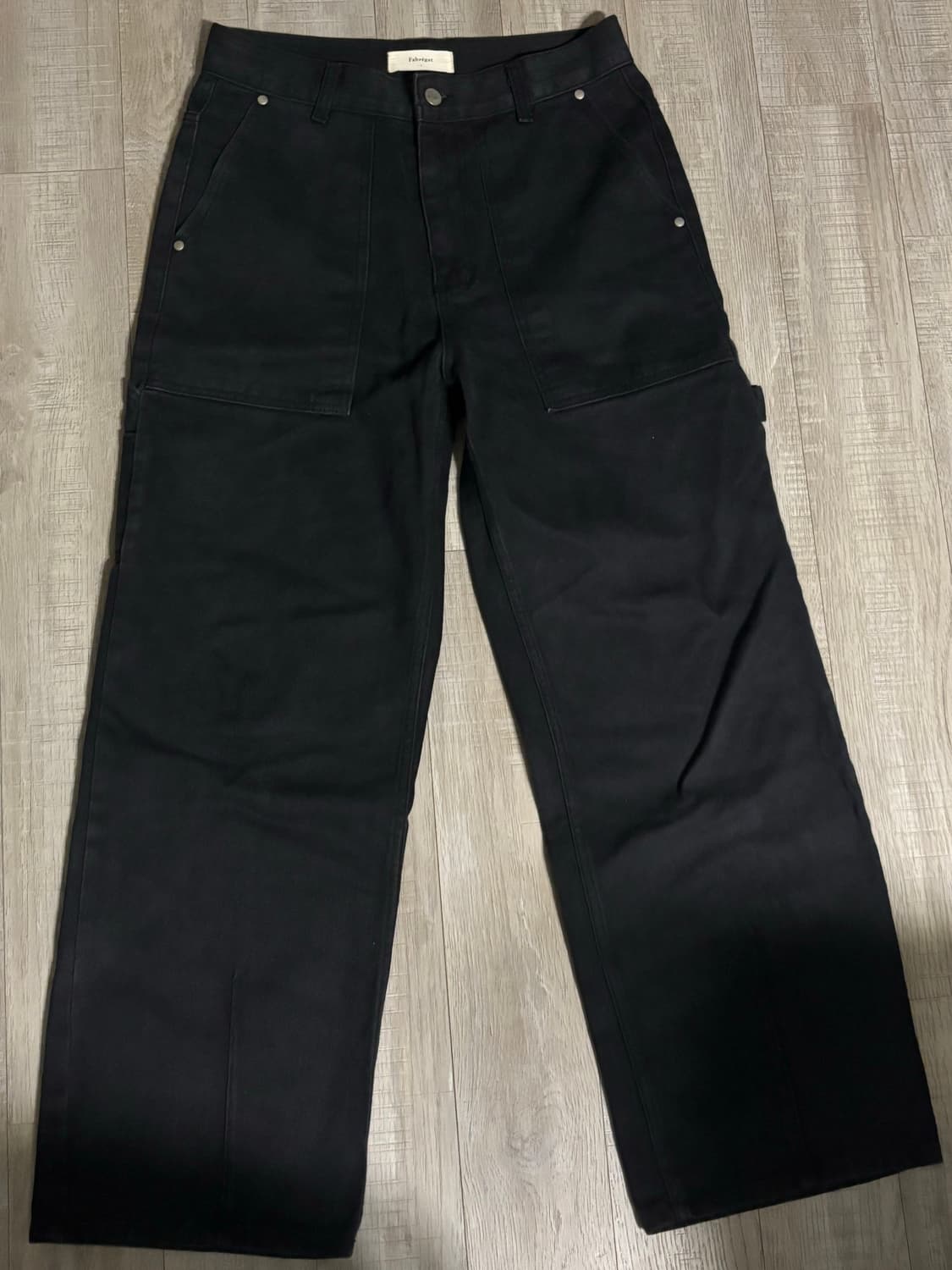 파브레가 로우 피그다잉 카펜터 팬츠 (빈티지 블랙) 상품이미지2