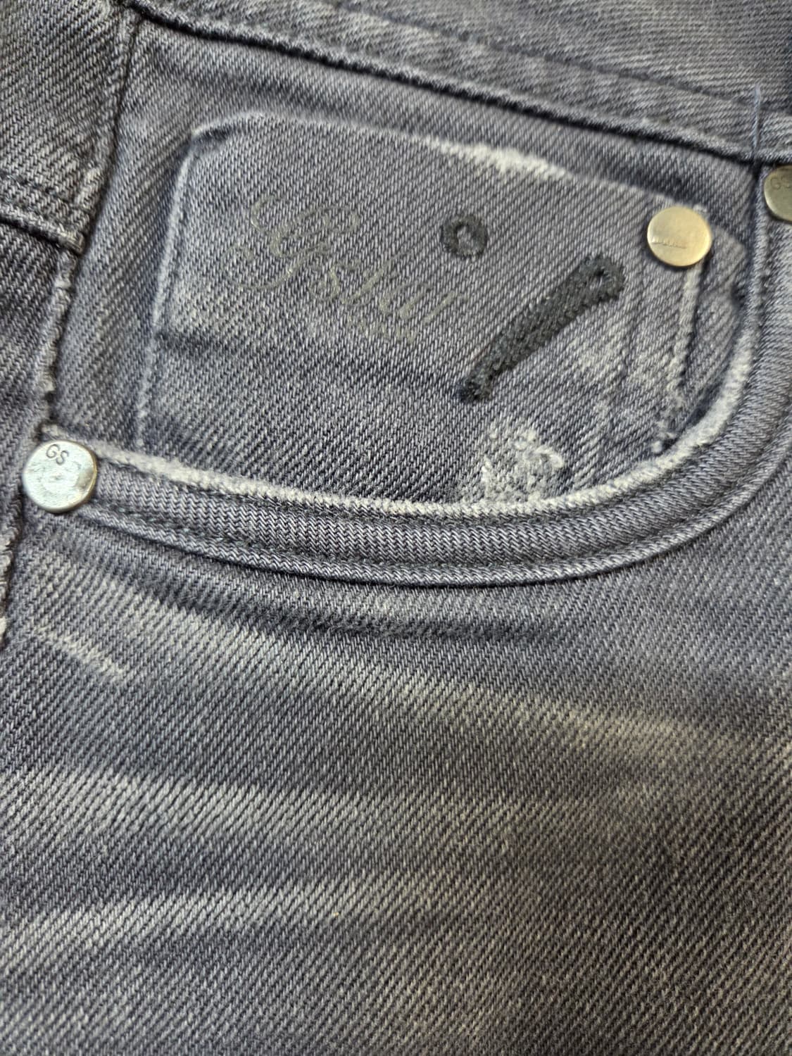 G-Star RAW 데님 블랙진 새상품(w26/L32) 상품이미지3