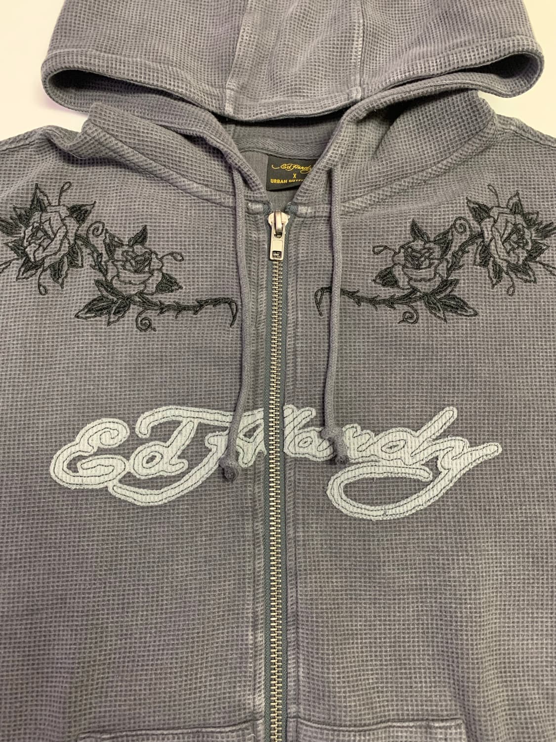 에드하디 워시드 와플 써멀 후드집업 상품이미지3