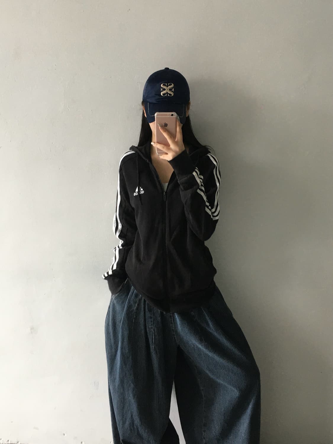 아디다스 삼선라인 후드집업 상품이미지1