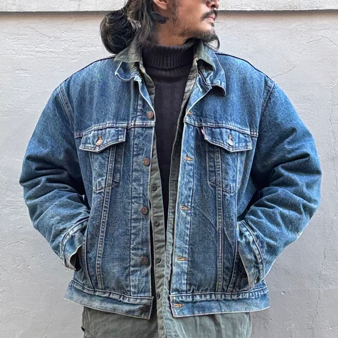 90년대 미국 리바이스 70505 블랭킷 데님 트러커 자켓 상품이미지10