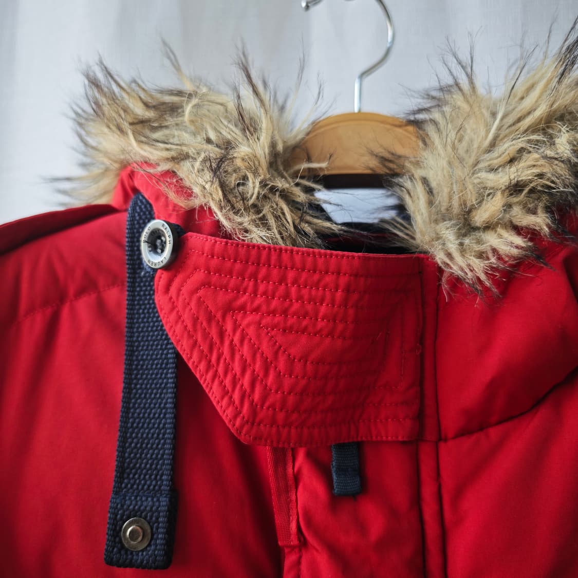 폴로 랄프로렌 히말라야 다운 파카 패딩 자켓 레드 M 상품이미지6