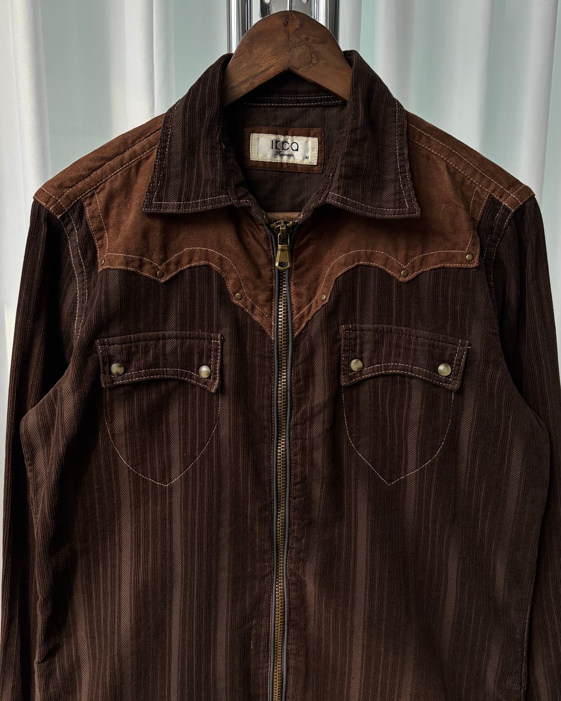 [M]IKKA 재팬 코듀로이 웨스턴 집업 자켓 상품이미지5