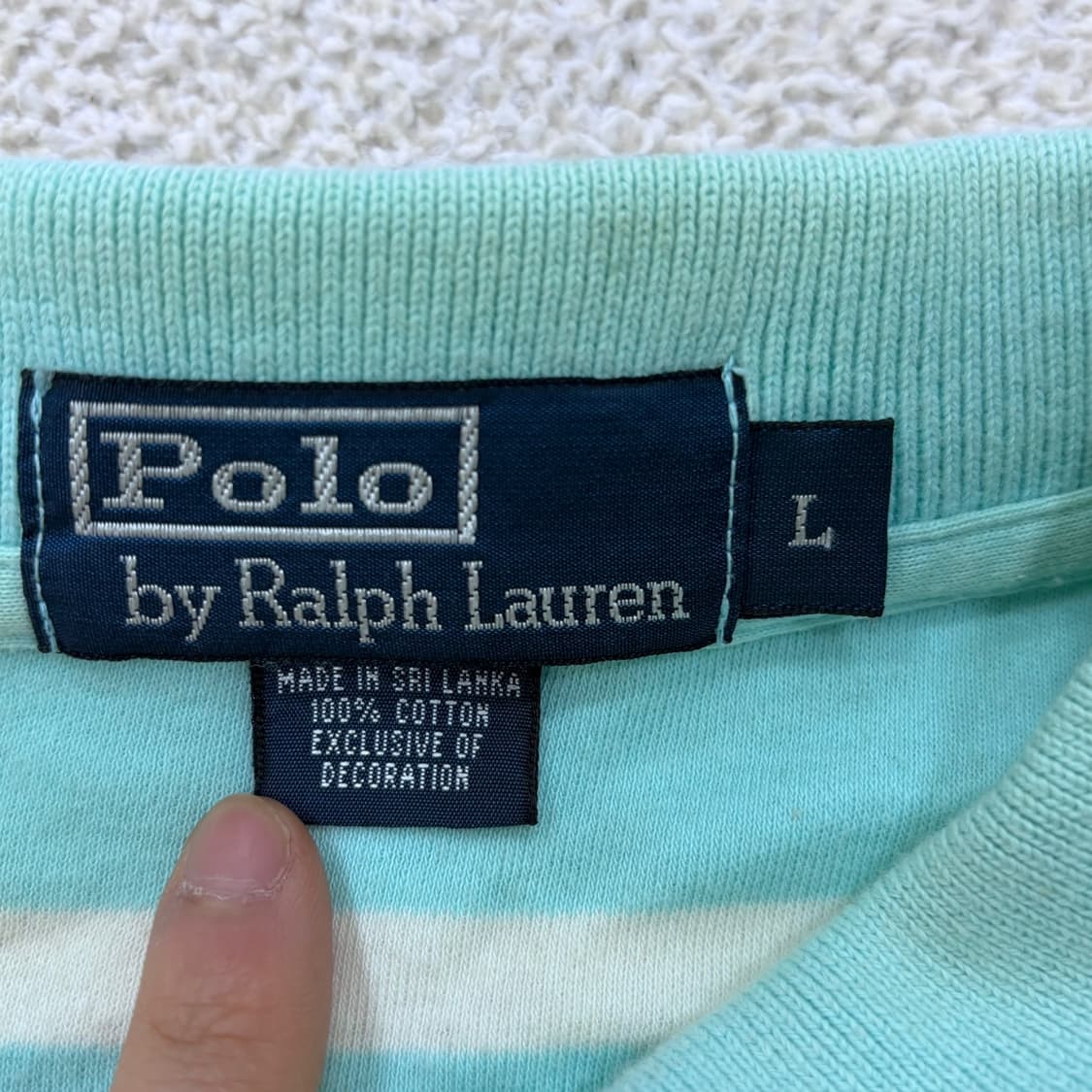 L 폴로랄프로렌 반팔 카라 티셔츠 0408E2 상품이미지3