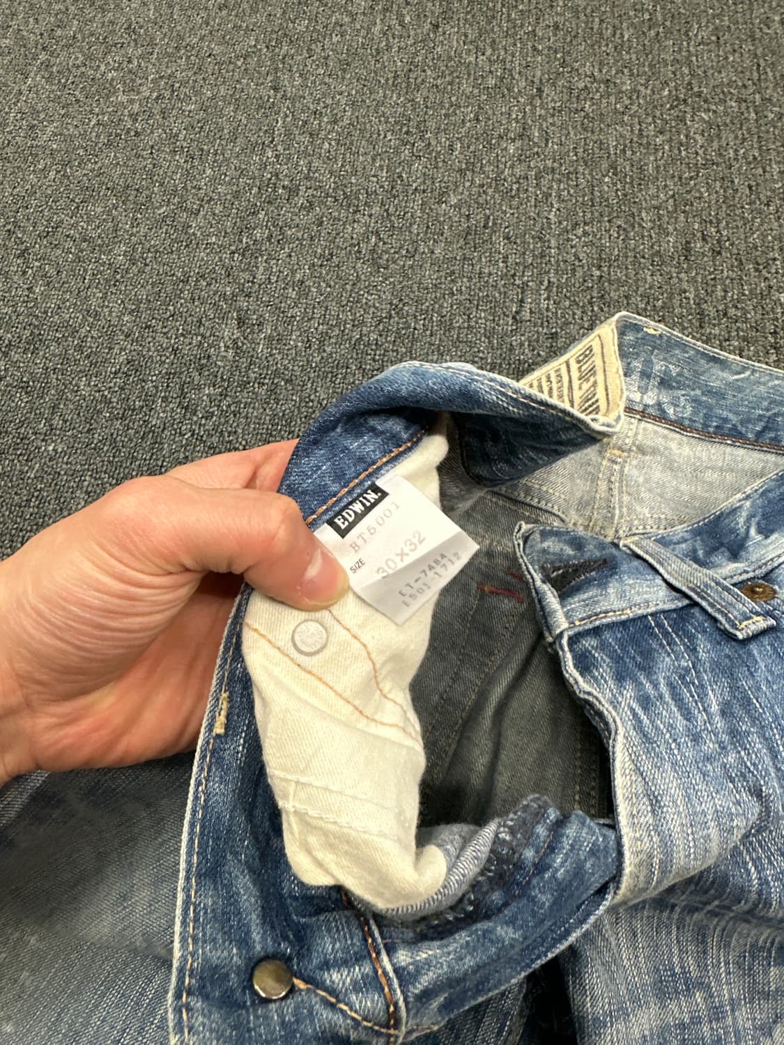 30) 에드윈 부츠컷 연청 데님팬츠 상품이미지7