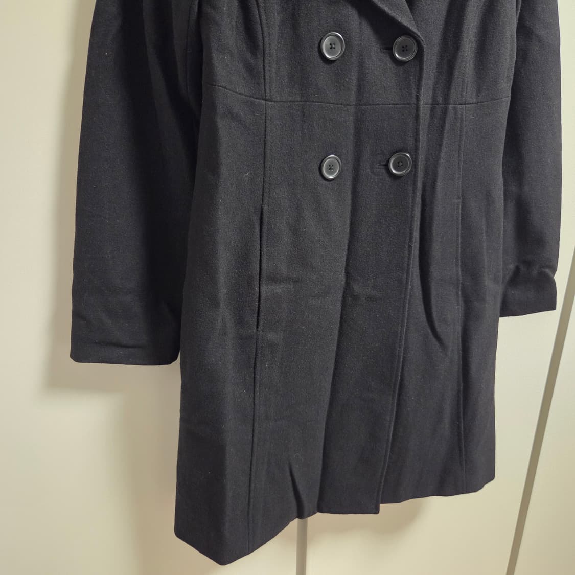 Old Navy 여성 울 혼방 롱코트 M-L 상품이미지4