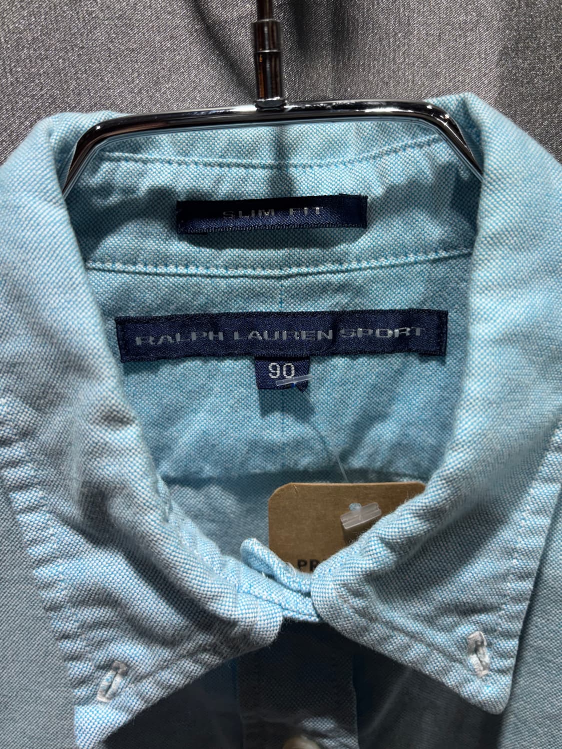 M 폴로랄프로렌 우먼스 스카이블루 코튼 셔츠  상품이미지5